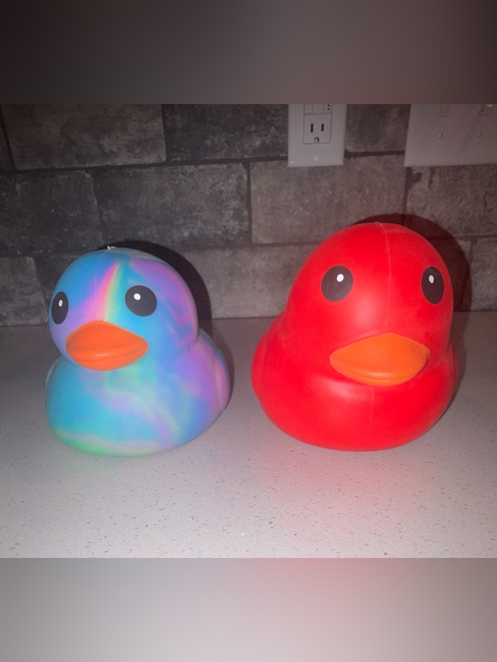 (2) Jumbo Squishy Ducks NEW!